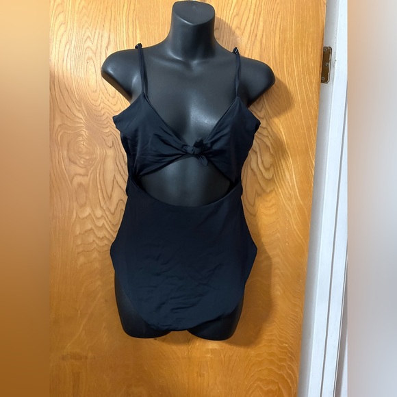 Mara Hoffman Kia cut out  one piece Elegant Black Swimsuit L - Picture 2 of 11